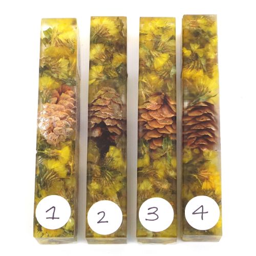 Ray of Sunshine Flower Girl acrylic pen blanks